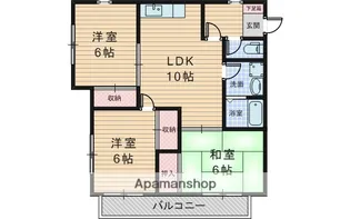 大阪府豊中市玉井町4丁目【アパート】の間取り