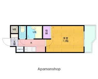 グランディール8【1階】の間取り