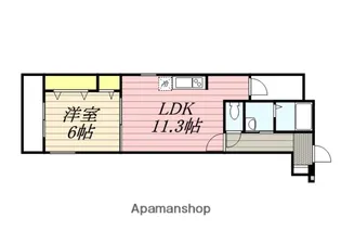 フジパレス庄内【1階】の間取り