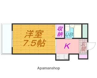 パレロイヤル三番館【3階】の間取り