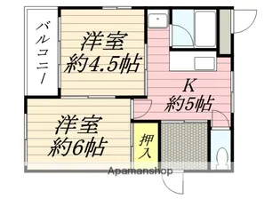 GS服部【2階】の間取り