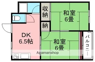 山ノ上ハイツ【4階】の間取り