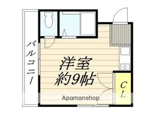 メゾンカッサ庄内【1階】の間取り