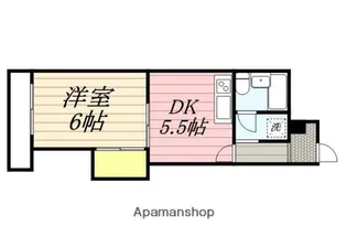 メゾンサプリーム【5階】の間取り