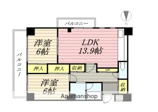 CALME J−1【1階】の間取り