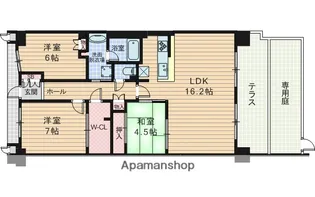 大阪府豊中市東泉丘4丁目【マンション】の間取り