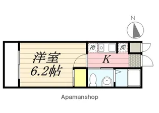 ウインズコート豊中南【3階】の間取り