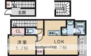 BLANCOSTA SQUARE【3階】の間取り