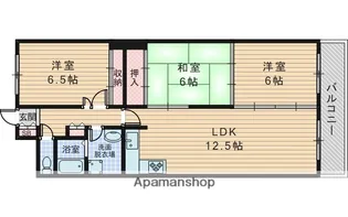 プレール桜塚【2階】の間取り