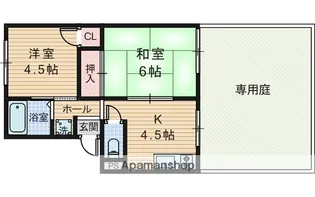 プレジール浜【1階】の間取り