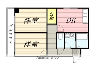 シンシア曽根西レジデンス【1階】の間取り
