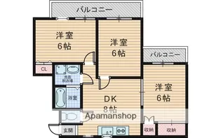 ヴェールアッシュⅠ【3階】の間取り