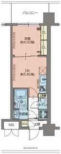 大阪府吹田市南吹田5丁目【マンション】の間取り