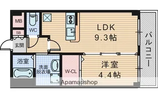 サイレンス服部【3階】の間取り