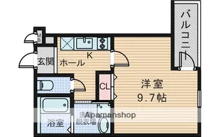 大阪府豊中市服部南町4丁目【アパート】の間取り
