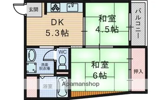 ハイムフロイデ【2階】の間取り