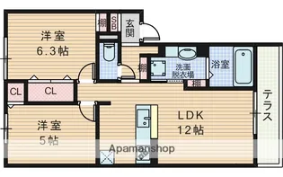 アコルデ緑地【1階】の間取り