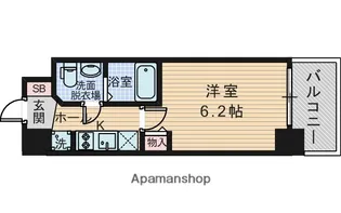 エグゼ江坂WEST【7階】の間取り