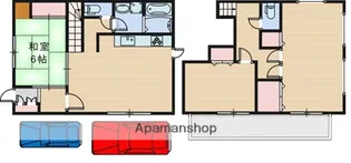 大阪府岸和田市畑町1丁目【一戸建】の間取り