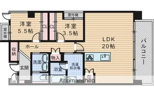 MAGNIFIQUE北桜塚【2階】の間取り
