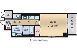 エメルミナ豊中岡町【5階】の間取り