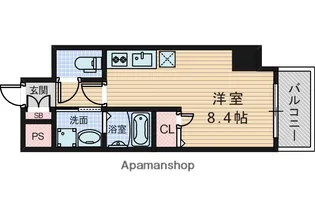 アクアラフォレ豊中【7階】の間取り