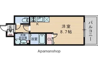 アクアラフォレ豊中【7階】の間取り