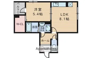 ブリリアンス【2階】の間取り