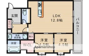 STAY ESAKA【2階】の間取り