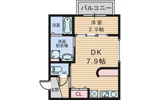 ブランシェ服部【3階】の間取り