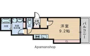 リブレメゾン本町Ⅰ【3階】の間取り