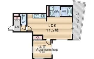 リブレメゾン本町Ⅰ【2階】の間取り