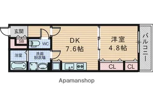 ACT江坂【3階】の間取り