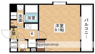 アドバンス新大阪CITYLIFE【4階】の間取り