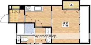 アルシェ江坂【3階】の間取り
