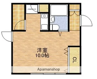 バトンルージュ【2階】の間取り