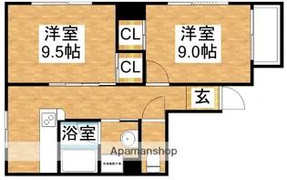 大幸ロイヤル A3【4階】の間取り