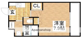 アーデン江坂Ⅲ【5階】の間取り