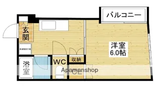 行栄マンション【4階】の間取り