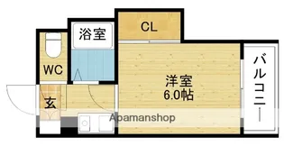 豊里芙蓉ハイツ【3階】の間取り