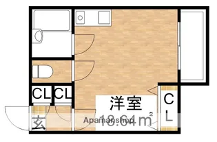 コーポラス常陽【2階】の間取り