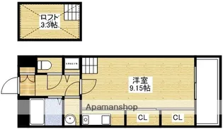 フォレステージュ江坂垂水町【9階】の間取り