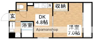 第17関根マンション【6階】の間取り