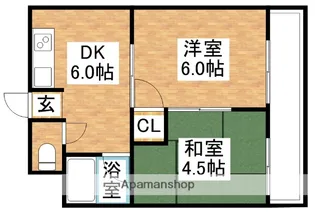 大阪府大阪市東淀川区豊里2丁目【マンション】の間取り