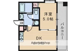 大阪府大阪市淀川区東三国1丁目【マンション】の間取り