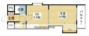 有馬パレス新大阪【4階】の間取り