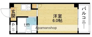 オーブ新大阪【7階】の間取り