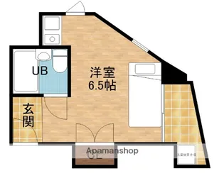 アパートメント淀川【2階】の間取り