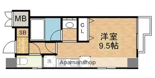 ファーストステージ江坂広芝町Ⅱ【6階】の間取り