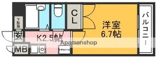 ハイツJUN3号館【2階】の間取り